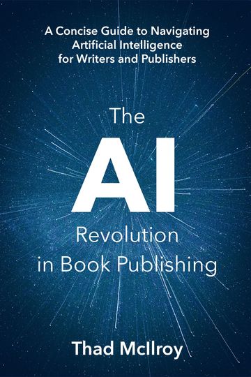 Cover of book called "The AI Revolution in Book Publishing"